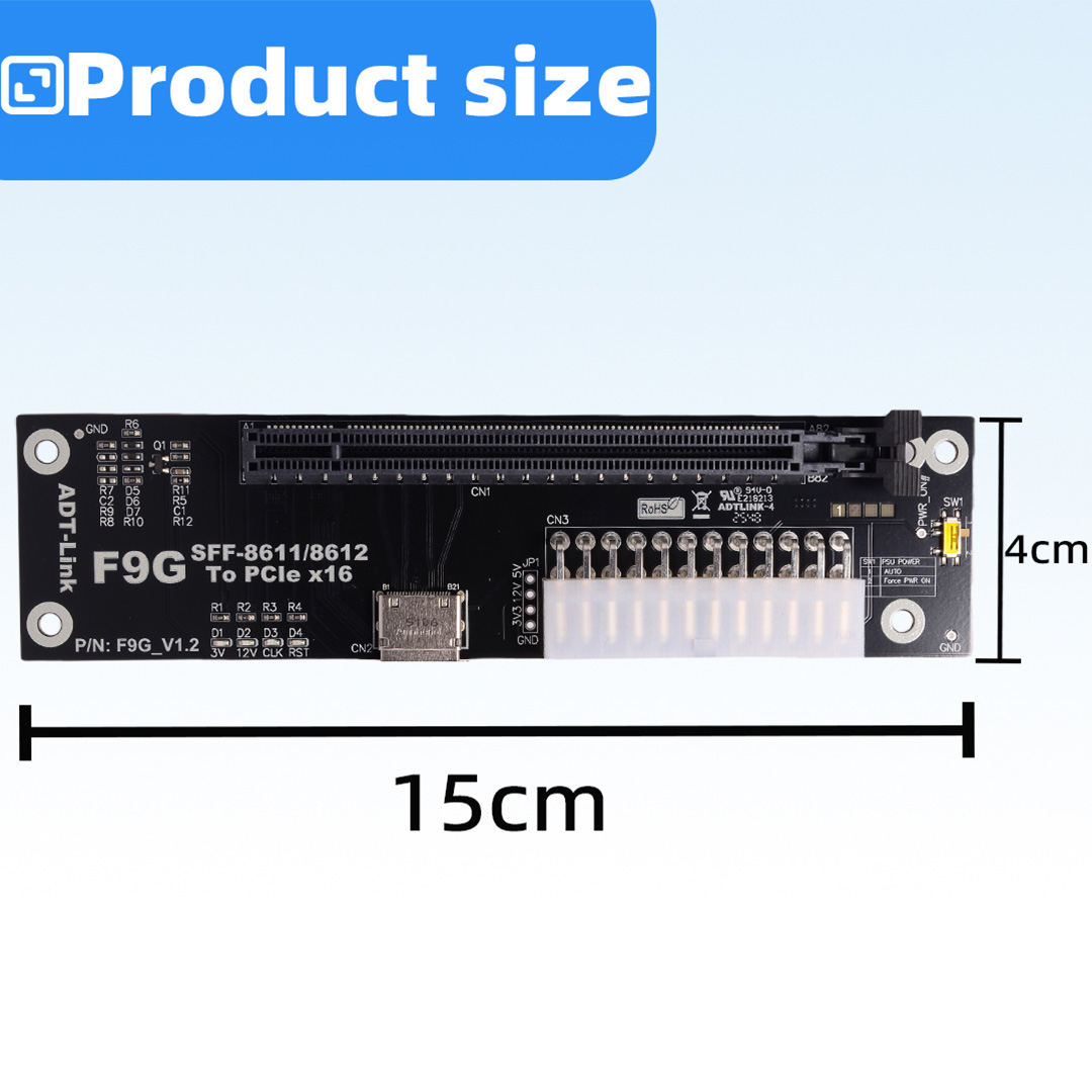 OCuLink SFF-8611 /8612 to PCIe - đánh giá và giá Oculink Egpu Dock Graphics Card