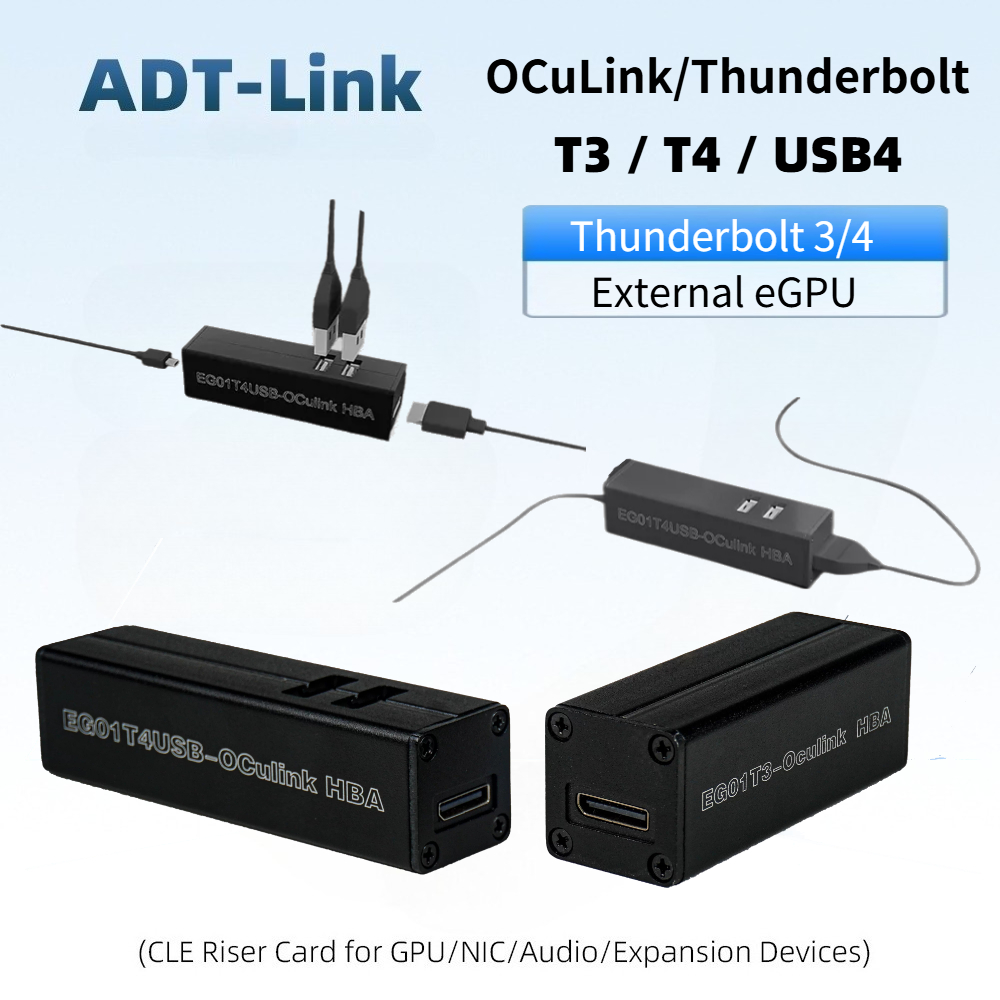 T3 / T4 OCuLink Thunderbolt 4  - đánh giá và giá Oculink Egpu Dock Graphics Card