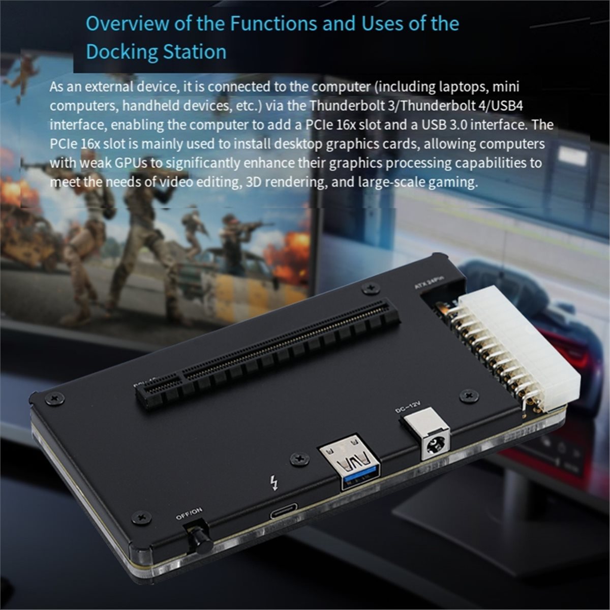 ABIU Professional External GPU - đánh giá và giá Thunderbolt 4 External Gpu Enclosure